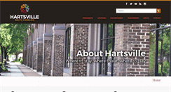 Desktop Screenshot of hartsvillesc.gov