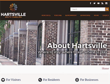 Tablet Screenshot of hartsvillesc.gov